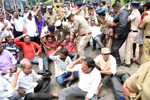 Jail Bharo protest